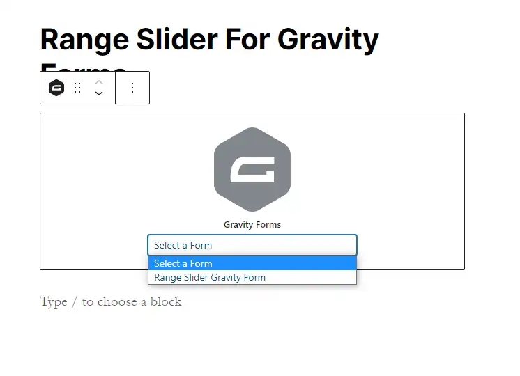 Scarica lo strumento Web o l'app Web Dispositivo di scorrimento range multiplo per Gravity Form