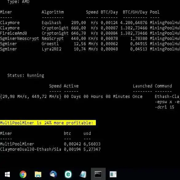 Descargue la herramienta web o la aplicación web MultiPoolMiner