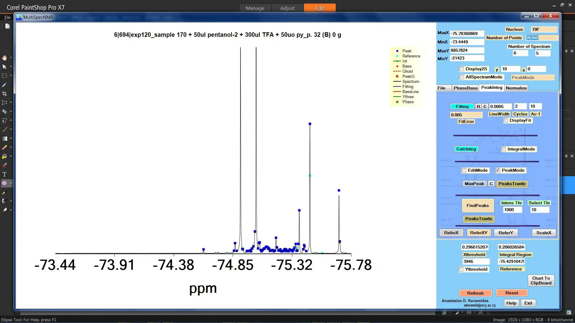 Télécharger l'outil Web ou l'application Web MultiSpecNMR