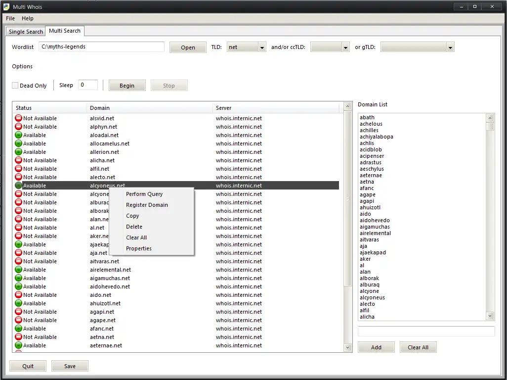 Download web tool or web app Multi Whois