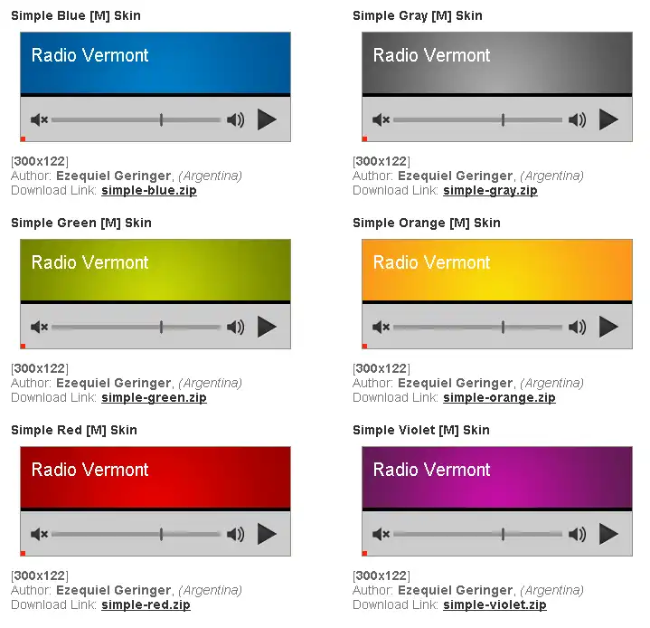 قم بتنزيل أداة الويب أو تطبيق الويب Muses Radio Player