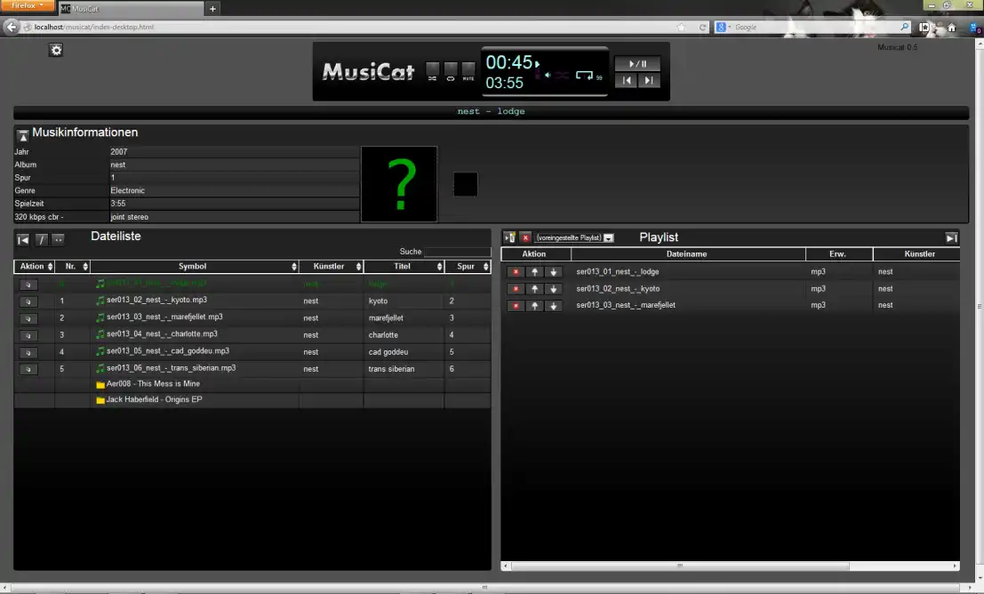 Download web tool or web app MusiCat Streaming Server