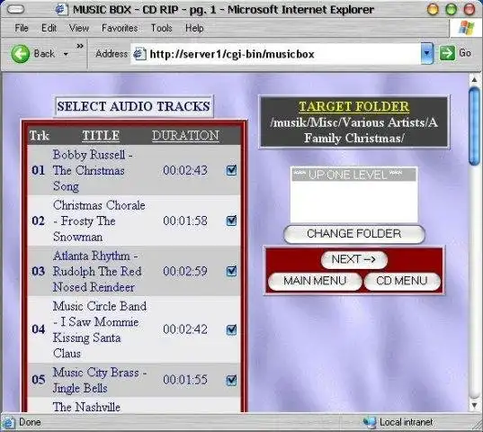 Download web tool or web app musicbox digital juke box