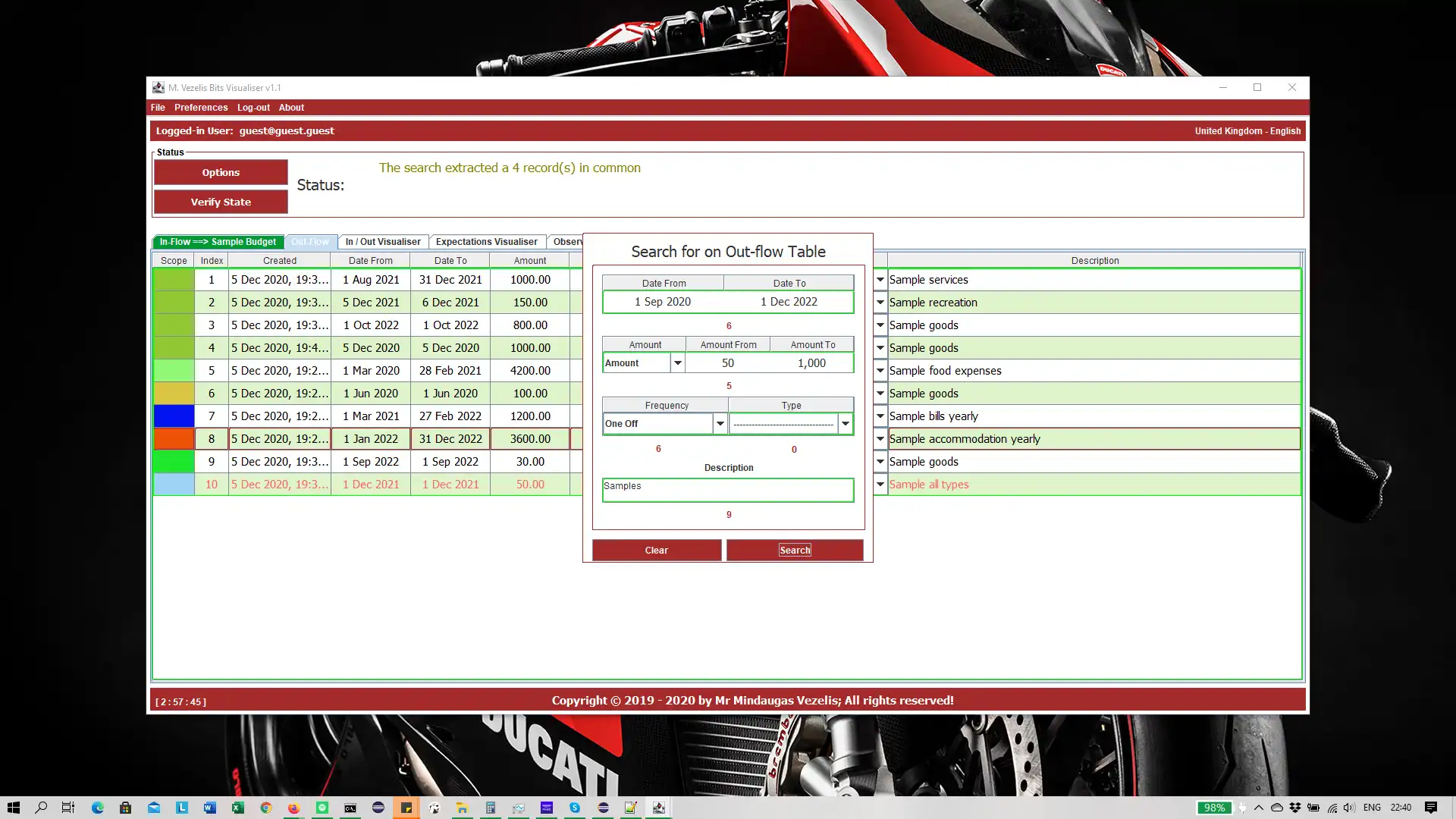 Descargue la herramienta web o la aplicación web M. Vezelis Bits Visualiser