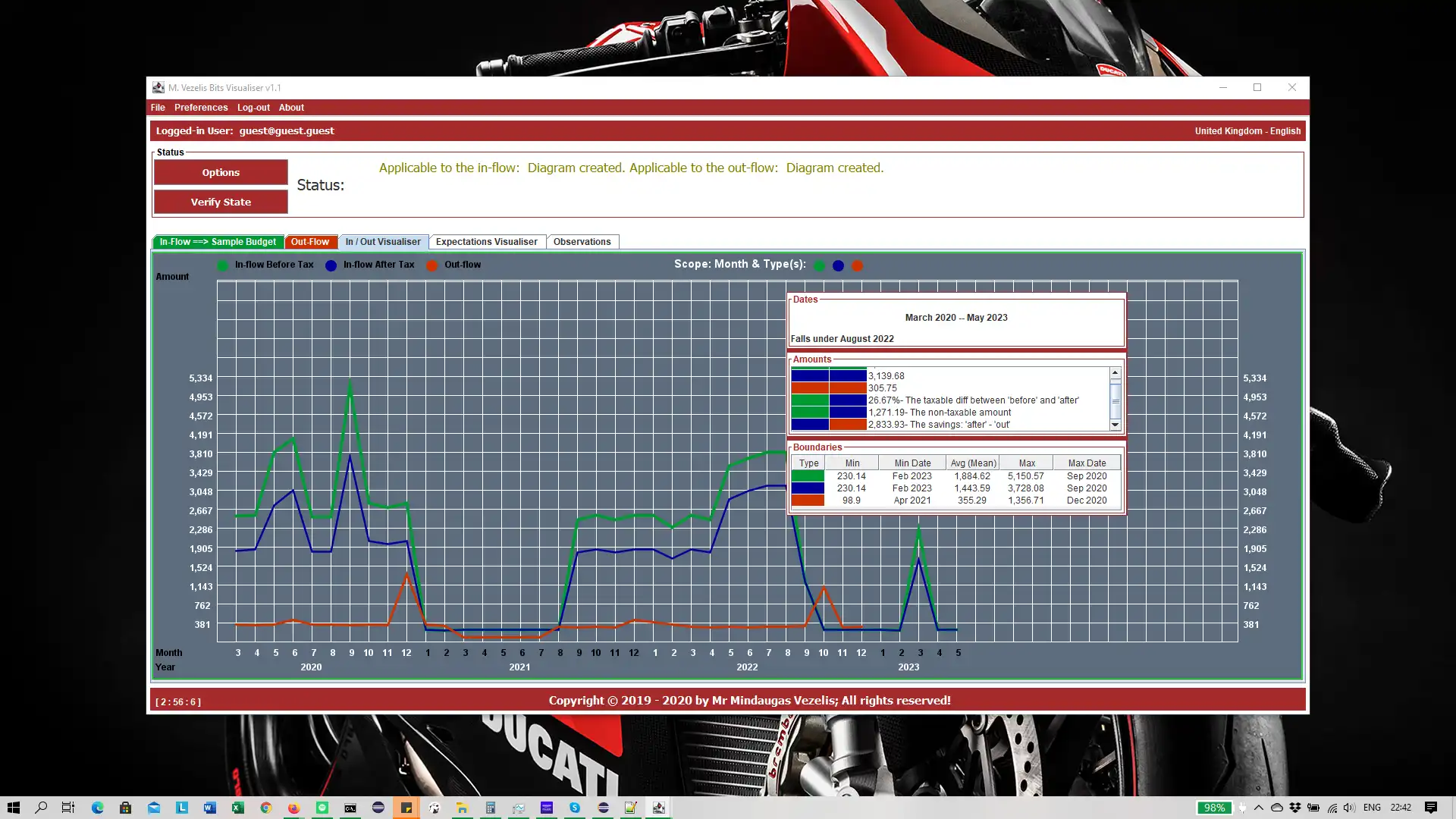 Descargue la herramienta web o la aplicación web M. Vezelis Bits Visualiser