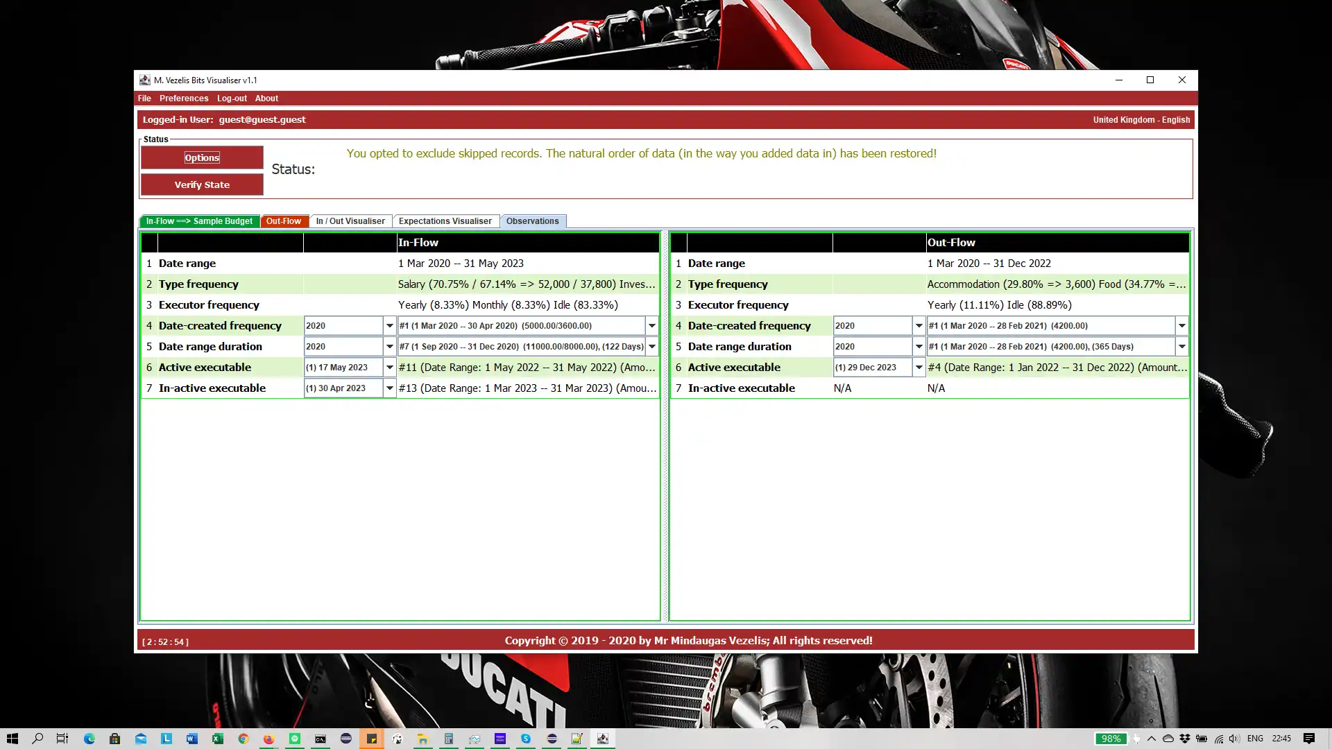 Télécharger l'outil Web ou l'application Web M. Vezelis Bits Visualiser