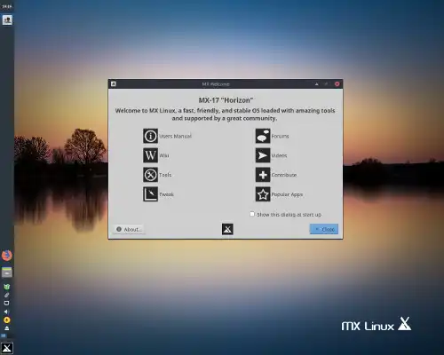 Alojamiento gratuito de Linux basado en Mx Linux en línea