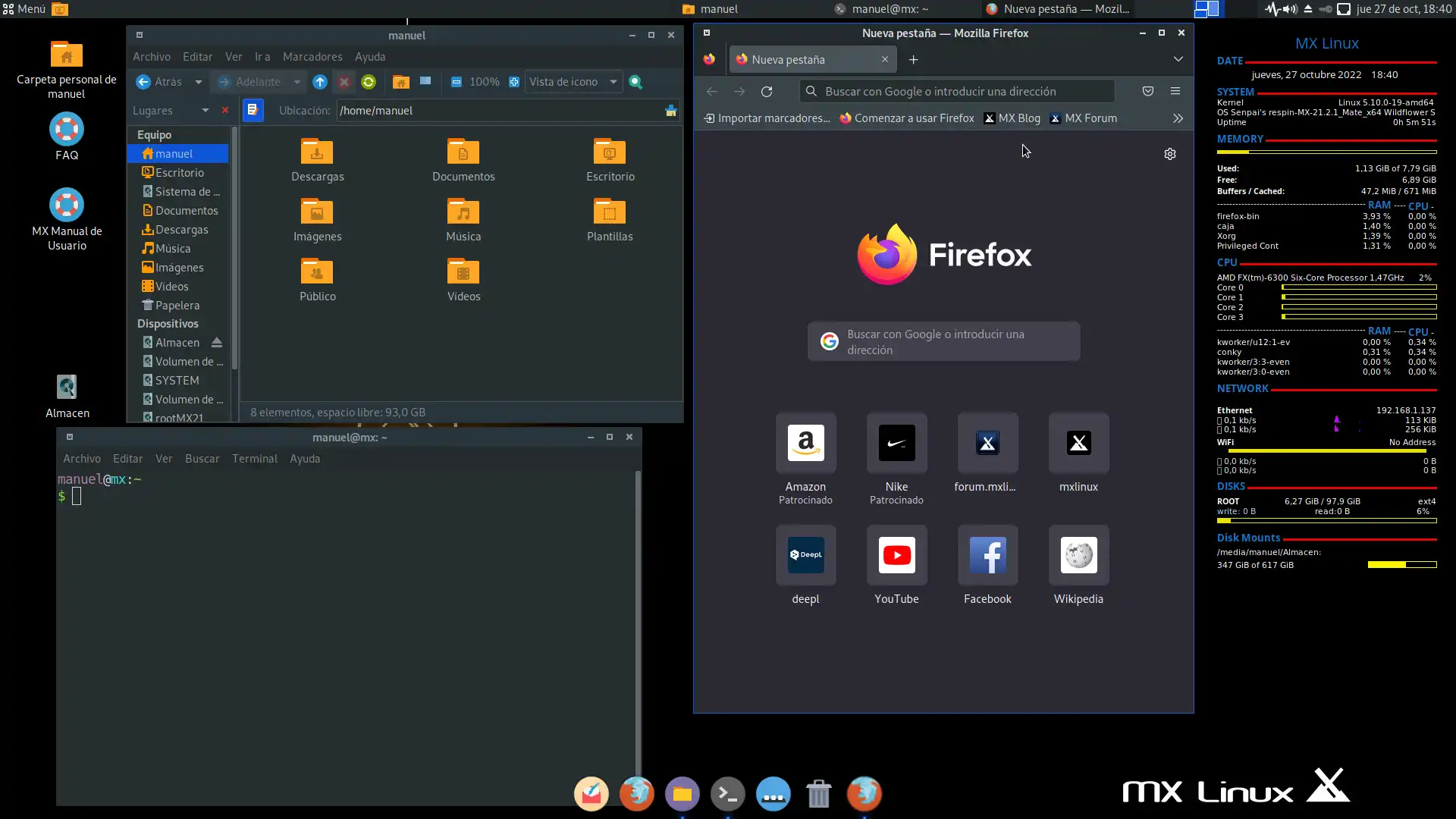 Muat turun alat web atau aplikasi web MX-Linux Senpai Respins