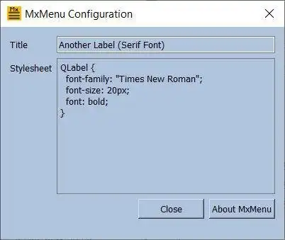Завантажте веб-інструмент або веб-додаток MxMenu