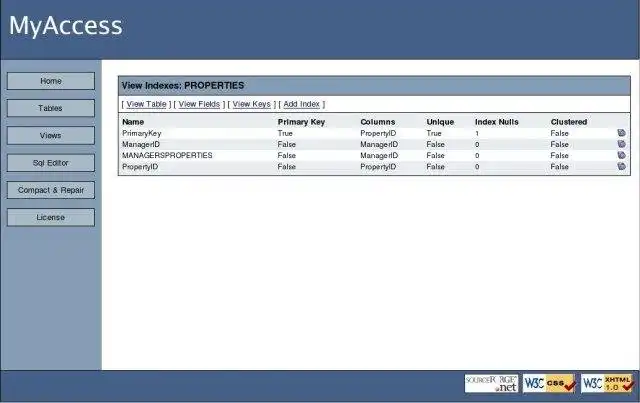 Laden Sie das Web-Tool oder die Web-App MyAccess Online Database Editor herunter