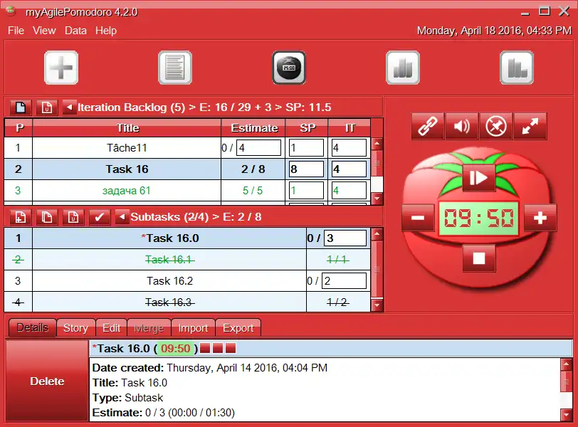 下载网络工具或网络应用程序 myAgilePomodoro