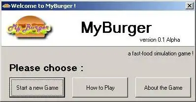 Descărcați instrumentul web sau aplicația web MyBurger pentru a rula în Windows online prin Linux online