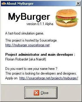 Download de webtool of webapp MyBurger om in Windows online via Linux online te draaien