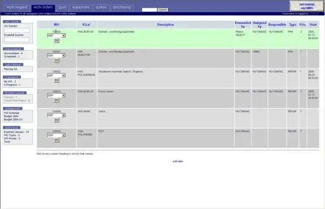 Download web tool or web app myCMMS