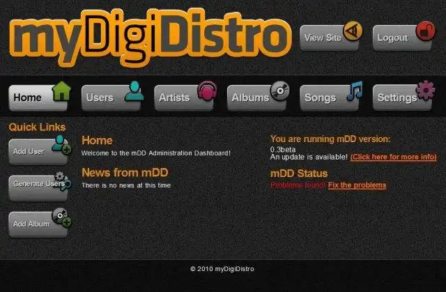Download web tool or web app myDigiDistro