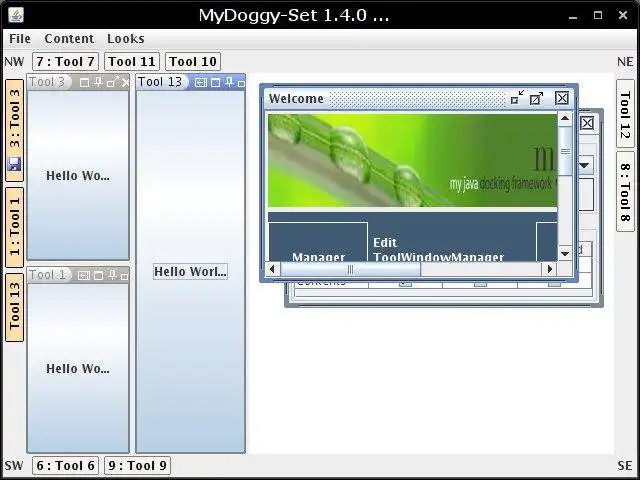 Download web tool or web app MyDoggy - My Java Docking Framework