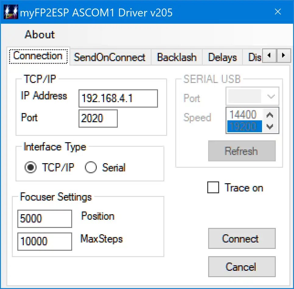 Download web tool or web app myFP2ESP