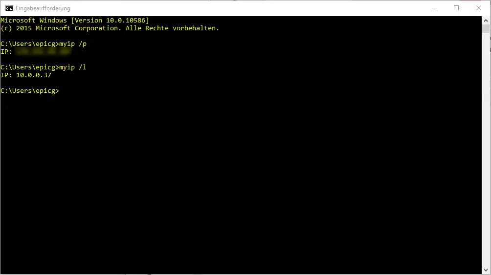 Download web tool or web app MyIP-Console