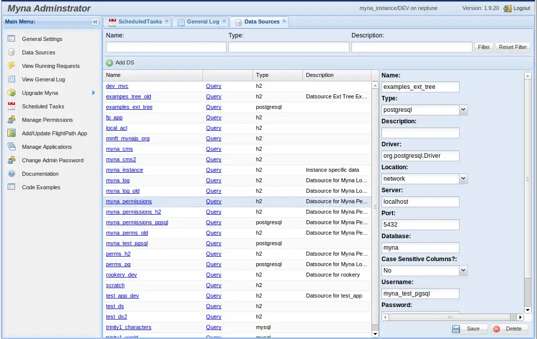 Laden Sie das Web-Tool oder die Web-App Myna Application Server herunter