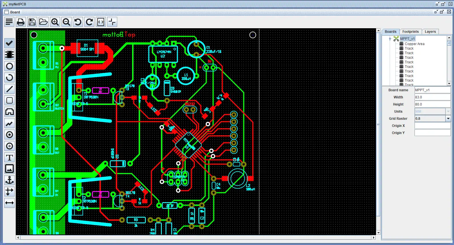 웹 도구 또는 웹 앱 myNetPCB 다운로드