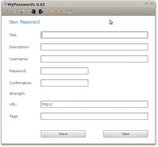 Scarica lo strumento web o l'app web MyPasswords