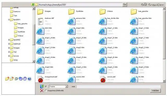 Download web tool or web app MyPhpExplorer