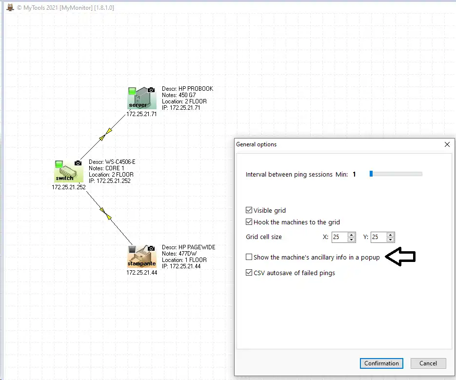 Unduh alat web atau aplikasi web mypingmonitor