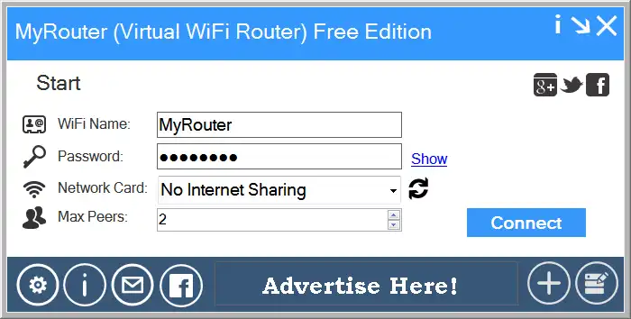 Unduh alat web atau aplikasi web MyRouter