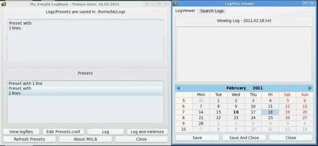 Laden Sie das Web-Tool oder die Web-App My Simple LogBook herunter