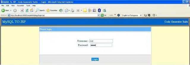 Download web tool or web app MySQL2JSP
