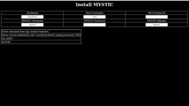 Download web tool or web app MYSTIC: Site Skeleton