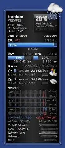 Download web tool or web app MySystemSkin