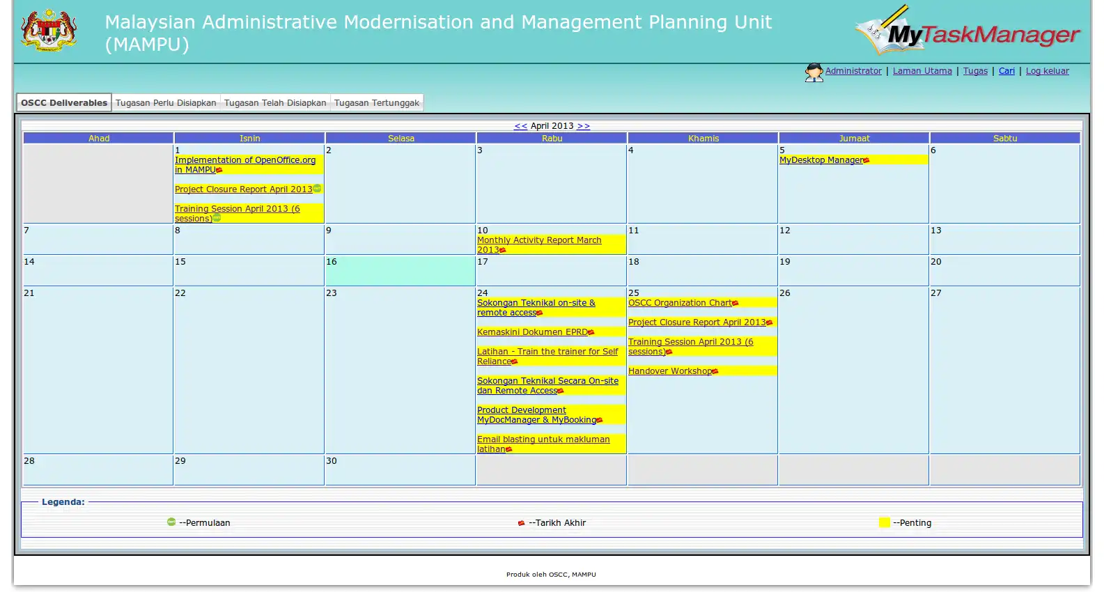 Scarica lo strumento web o l'app web MyTaskManager