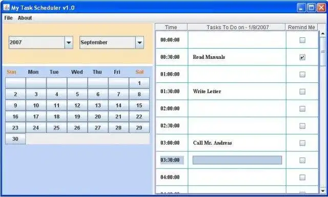 Download web tool or web app My Task Scheduler - v1.0