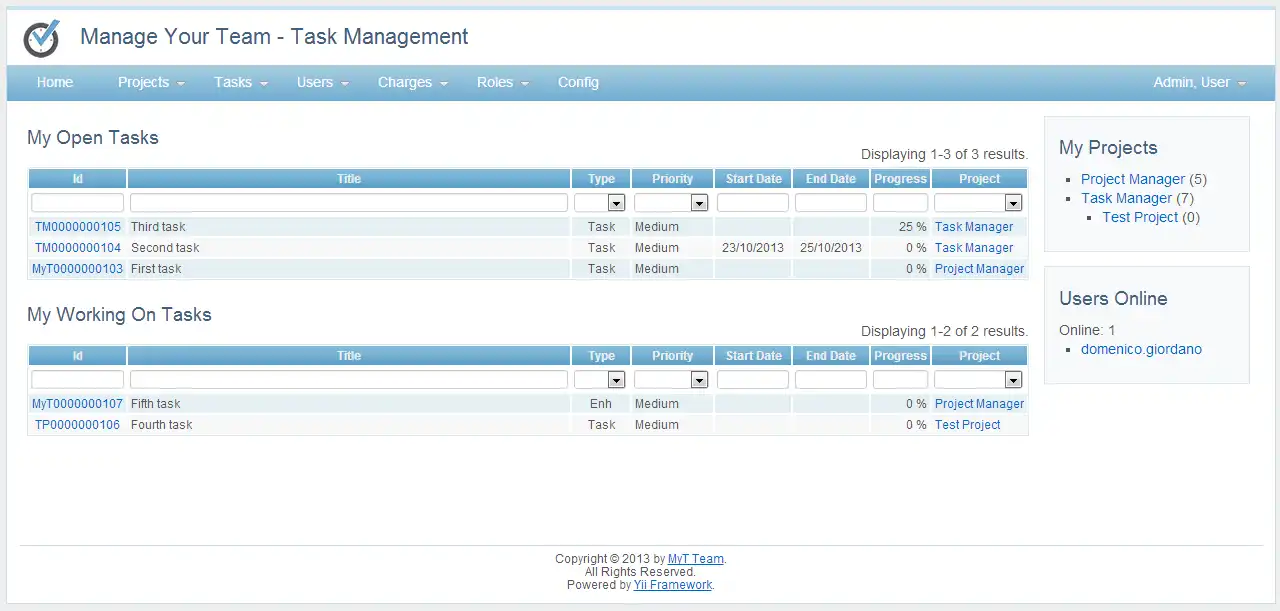 Download web tool or web app MyT - Project Management