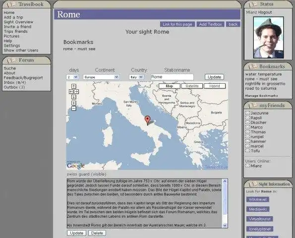 Download web tool or web app MyTravelBook