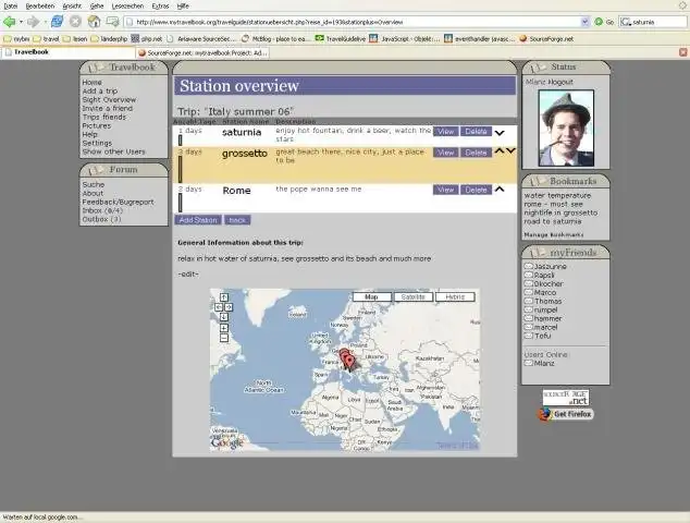 Download web tool or web app MyTravelBook