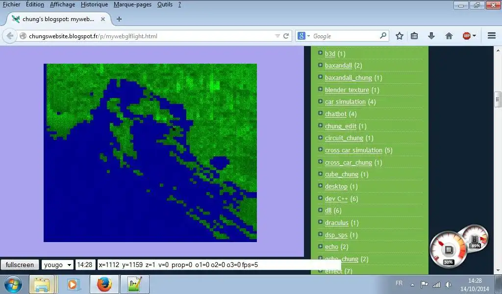 Téléchargez l'outil Web ou l'application Web mywebglflight_chung pour l'exécuter sous Linux en ligne