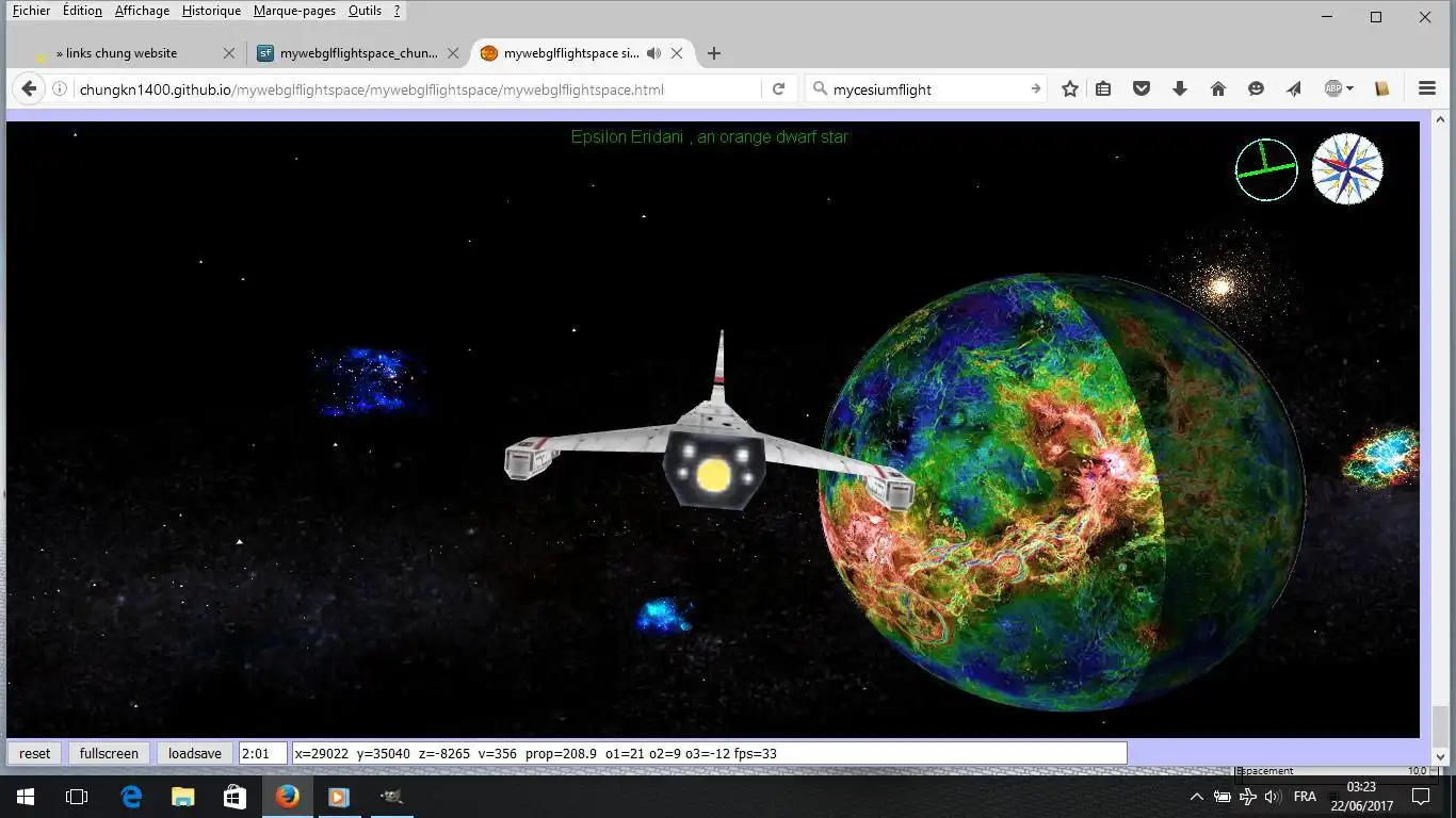 Descargue la herramienta web o la aplicación web mywebglflightspace_chung para ejecutar en Linux en línea