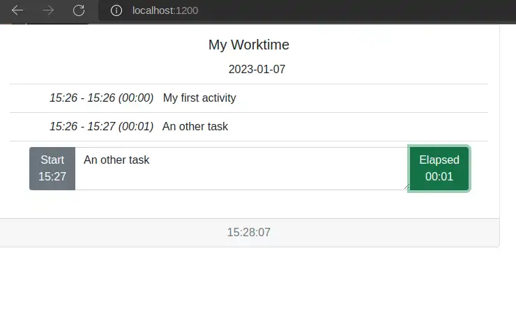 Web ツールまたは Web アプリ MyWorktimeSmalltalk をダウンロード