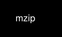 Run mzip in OnWorks free hosting provider over Ubuntu Online, Fedora Online, Windows online emulator or MAC OS online emulator