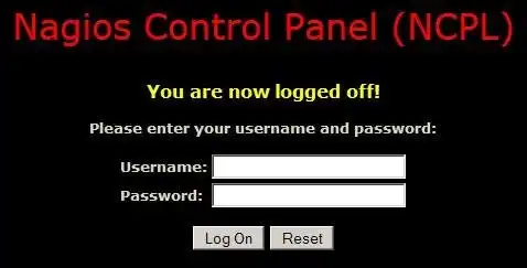 Download web tool or web app Nagios Control PaneL (NCPL)