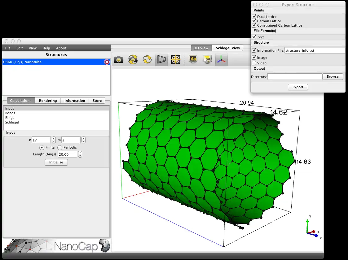 Download web tool or web app NanoCap to run in Windows online over Linux online