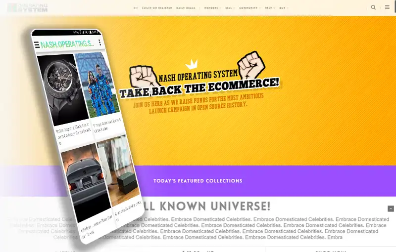 Download web tool or web app NASH OS