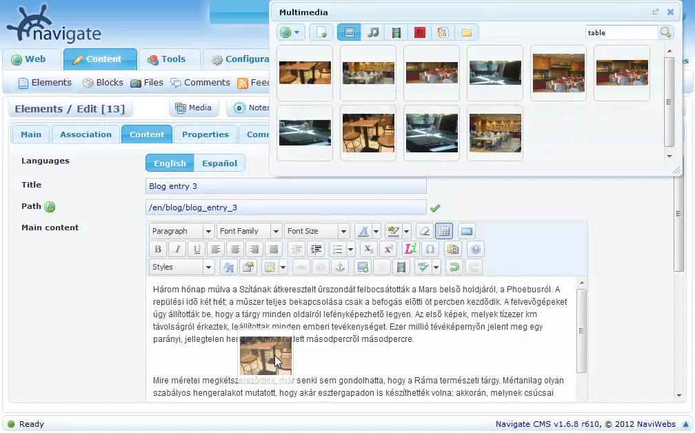 Mag-download ng web tool o web app Mag-navigate sa CMS