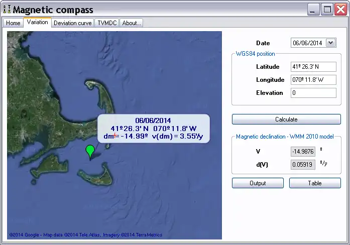 Download web tool or web app Navigational Algorithms