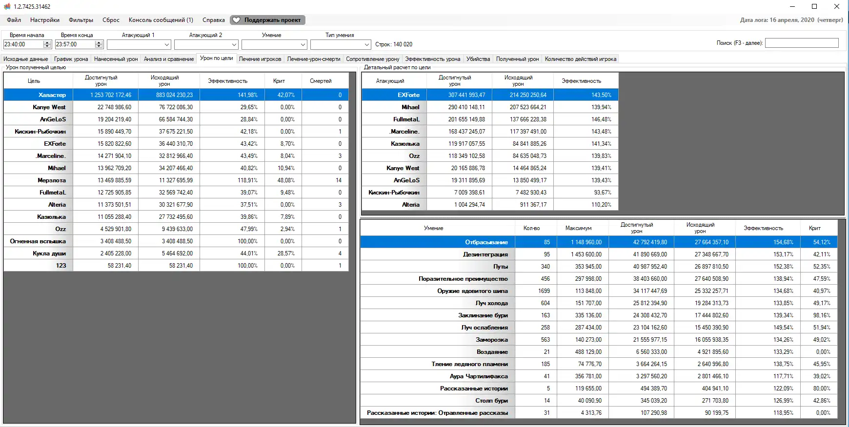 Pobierz narzędzie internetowe lub aplikację internetową NCLA — Neverwinter Combat Log Analyzer do uruchomienia w systemie Windows online przez Linux online