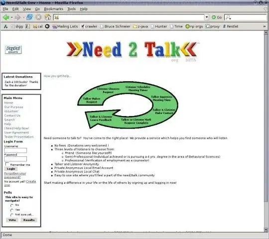 Unduh alat web atau aplikasi web Need2talk - Layanan Aliran Permintaan (RFS)