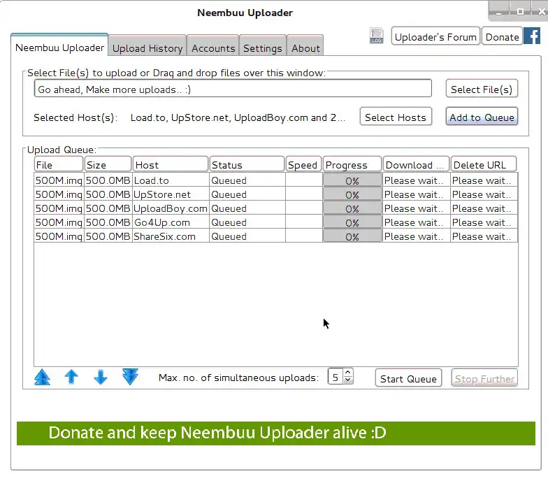 Download web tool or web app Neembuu Uploader