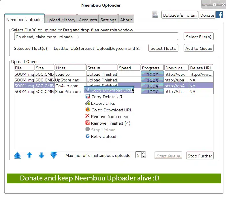 Download web tool or web app Neembuu Uploader